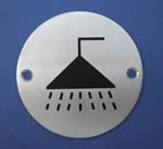 JSJ06 Segnale per porta simbolo doccia